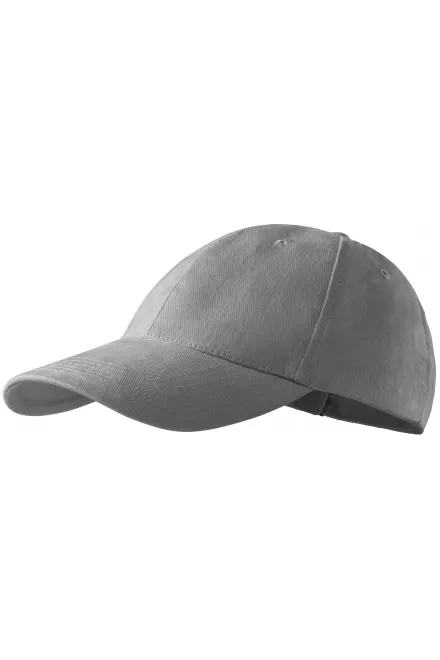 casquette 6 panneaux, argent clair
