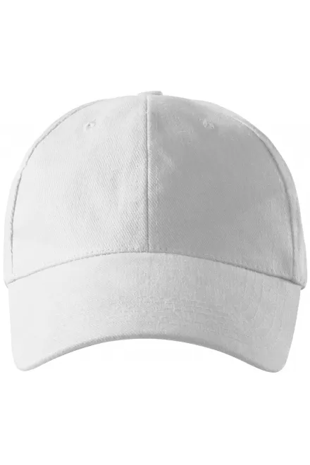casquette 6 panneaux - blanche, réglable