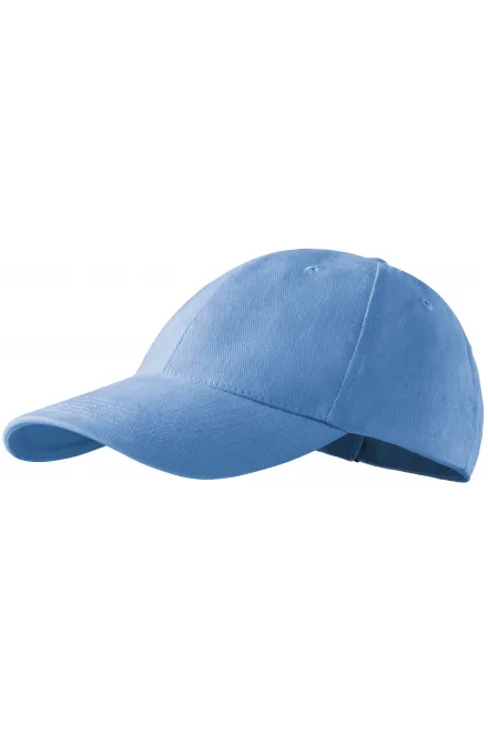 casquette 6 panneaux, bleu ciel