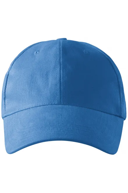 casquette 6 panneaux - bleu clair, réglable