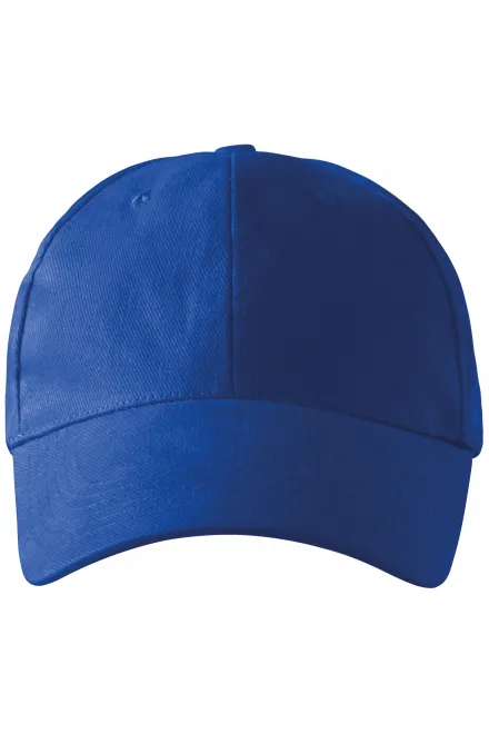 casquette 6 panneaux - bleu royal, réglable