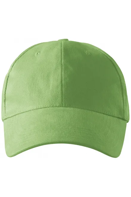 casquette 6 panneaux - pois vert, réglable