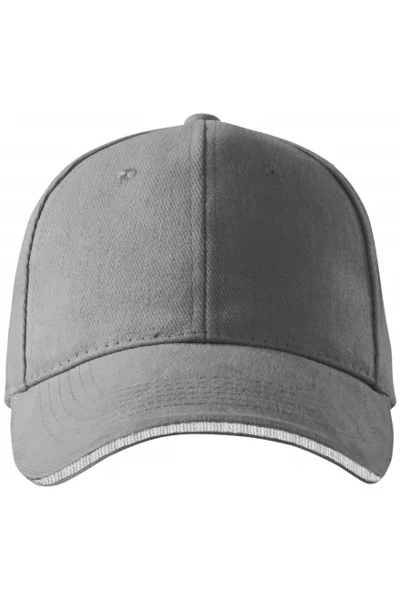 Casquette contrastée - argent clair, réglable