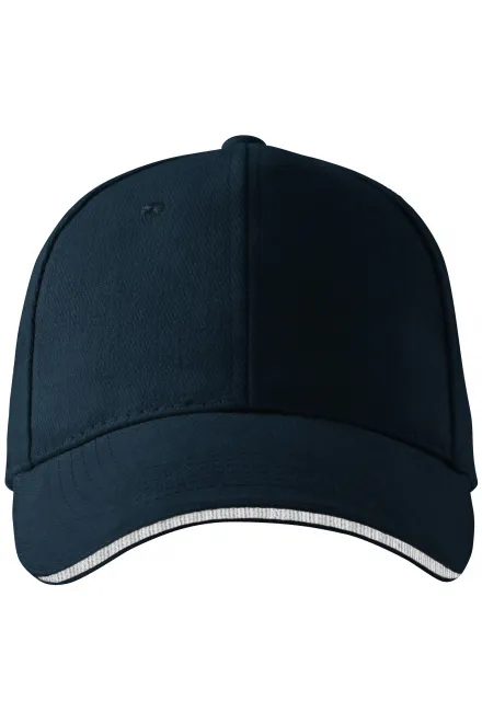 Casquette contrastée - bleu foncé, réglable