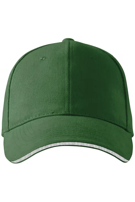 Casquette contrastée - bouteille verte, réglable
