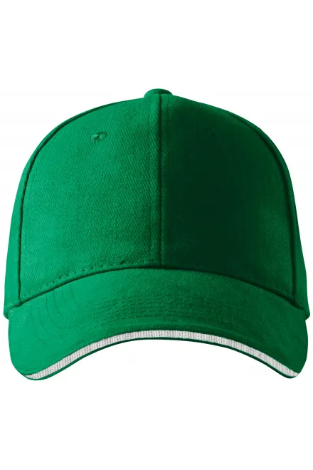 Casquette contrastée - herbe verte, réglable