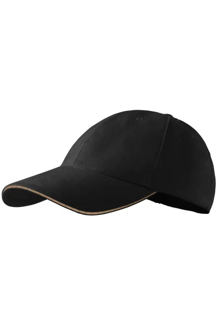 Casquette contrastée, noir