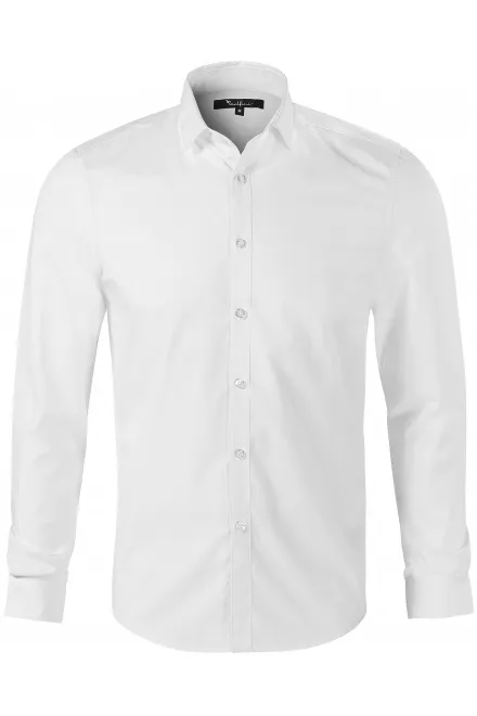 Chemise homme à manches longues Coupe slim - blanche, M