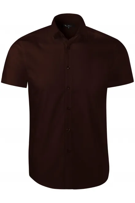 Chemise homme - Coupe ajustée - café, XL