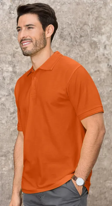 Polo ample homme, orange Polo ample homme, orange