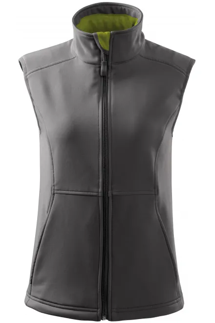 Gilet ajusté pour femme - gris acier, M
