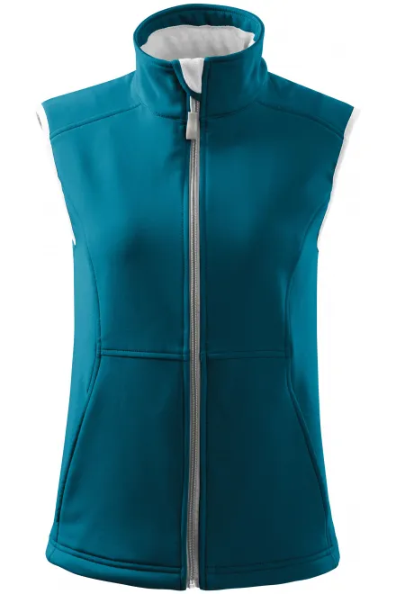 Gilet ajusté pour femme - turquoise foncé, M