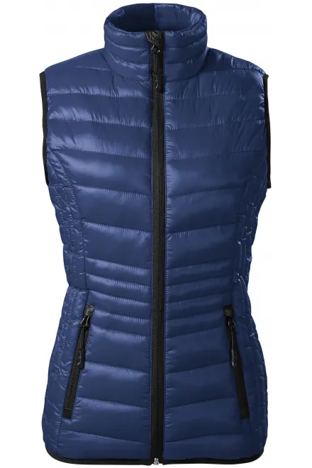 Gilet matelassé femme - bleu foncé, S