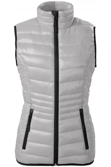 Gilet matelassé femme - Gris argent, S