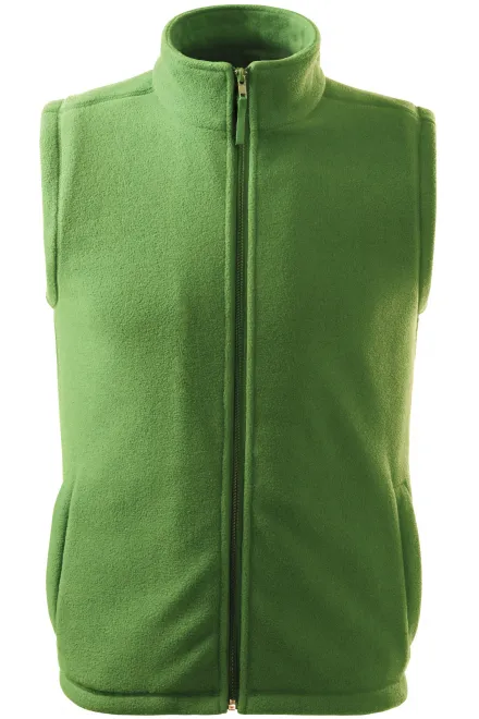 Gilet polaire classique - pois vert, S