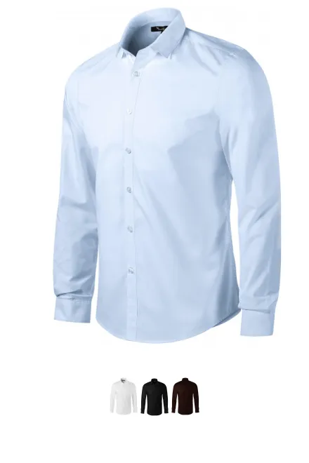 Chemise homme à manches longues Coupe slim, bleu clair