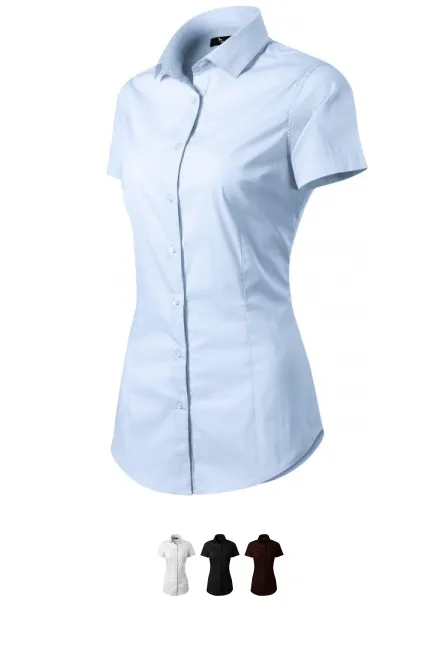 Chemisier femme Coupe slim, bleu clair