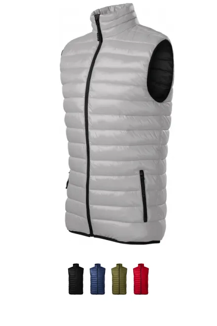 Gilet matelassé homme, Gris argent