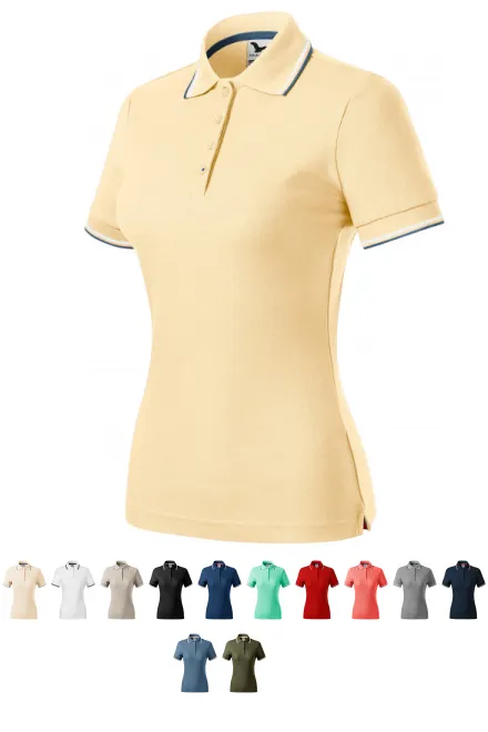 Polo classique femme, vanille