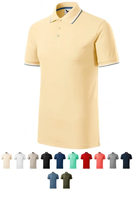 Polo classique pour hommes, vanille