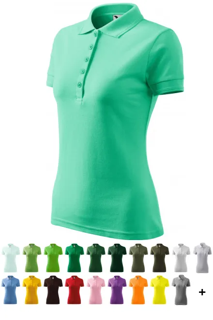 Polo élégant pour femme, menthe