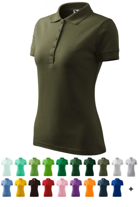 Polo élégant pour femme, military