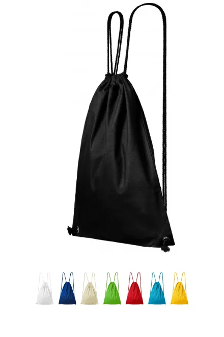 Sac à dos en coton léger, noir