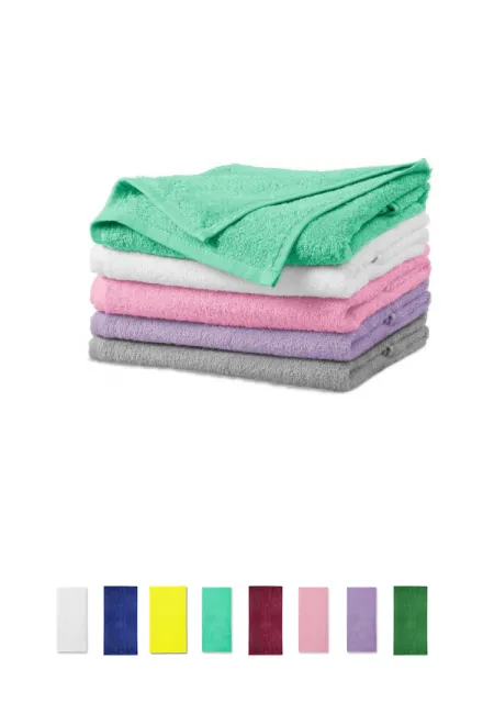 Serviette en coton, 50x100cm, gris clair