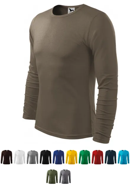 T-shirt à manches longues pour hommes, army