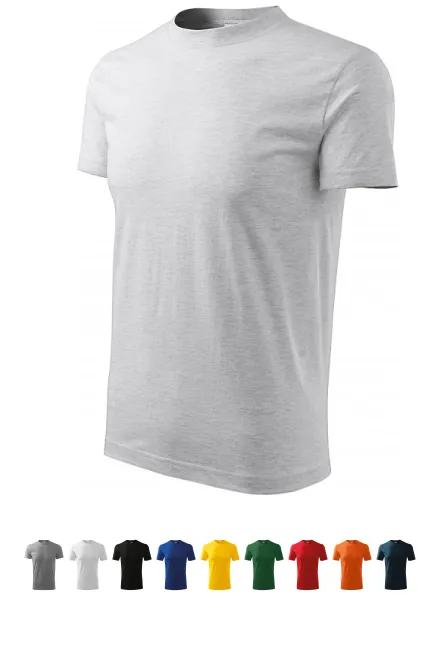 T-shirt classique, marbre gris clair