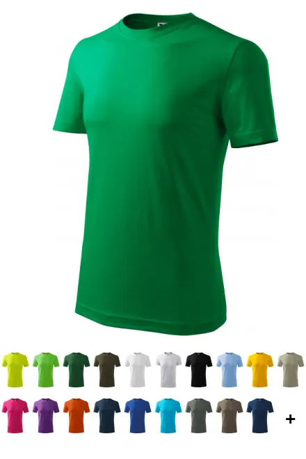 T-shirt classique pour hommes, herbe verte