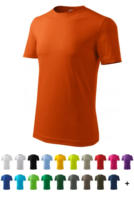 T-shirt classique pour hommes, orange