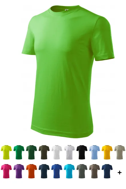 T-shirt classique pour hommes, Pomme verte