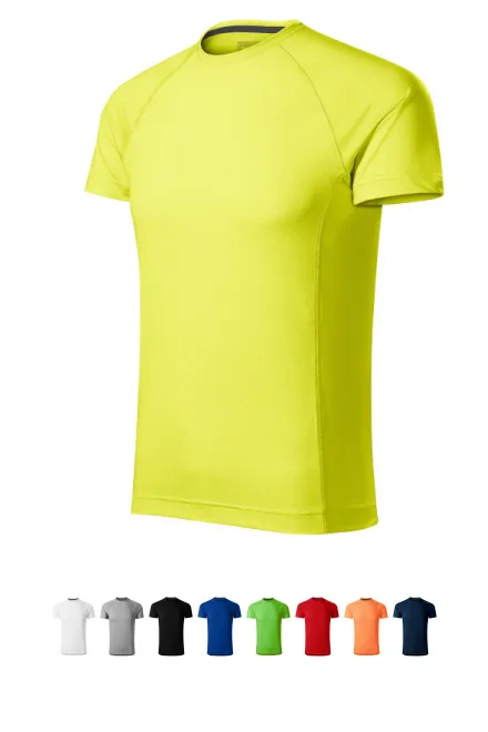 T-shirt de sport homme, jaune fluo