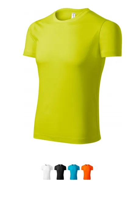 T-shirt de sport unisexe, jaune fluo