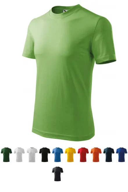 T-shirt épais, pois vert
