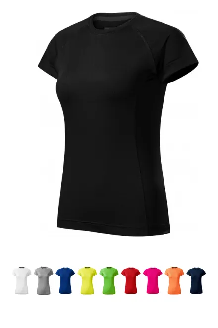 T-shirt femme pour le sport, noir
