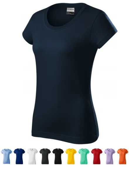 T-shirt femme résistant, bleu foncé