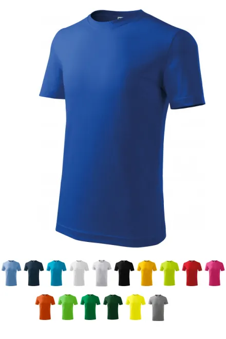 T-shirt léger pour enfants, bleu royal