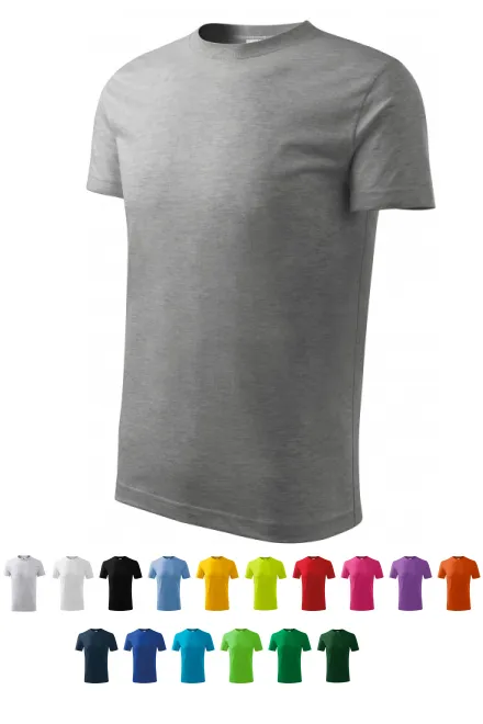 T-shirt léger pour enfants, marbre gris foncé