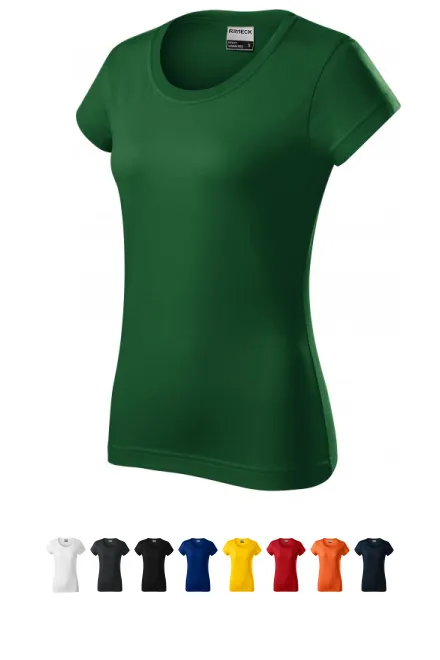 T-shirt résistant pour femmes, bouteille verte