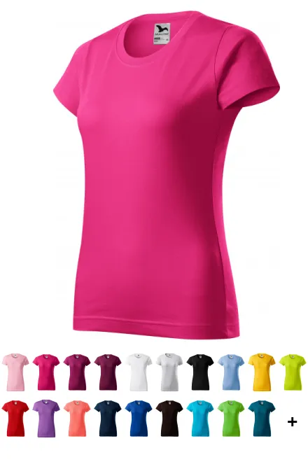 T-shirt simple femme, violet