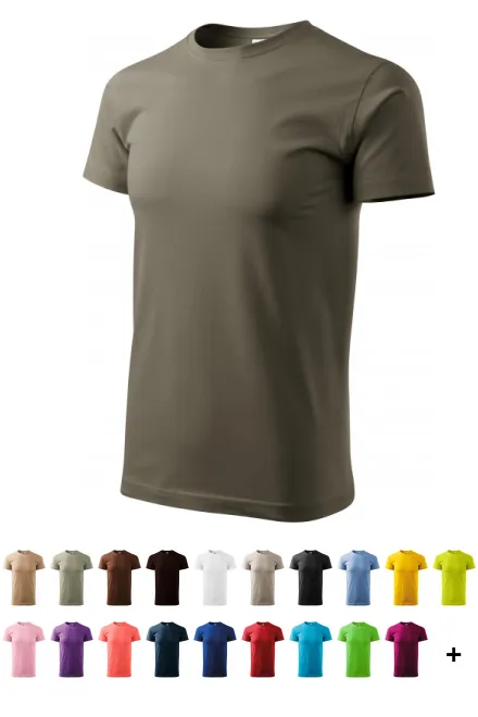 T-shirt simple homme, army