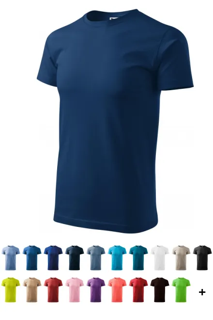 T-shirt simple homme, bleu nuit