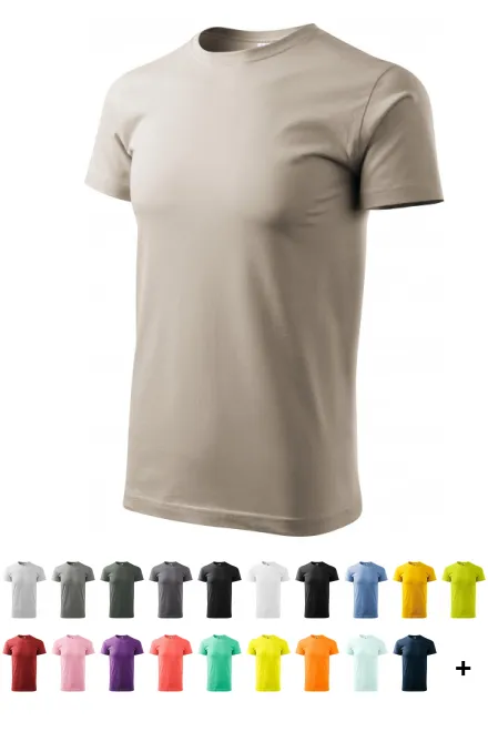 T-shirt simple homme, gris glacé