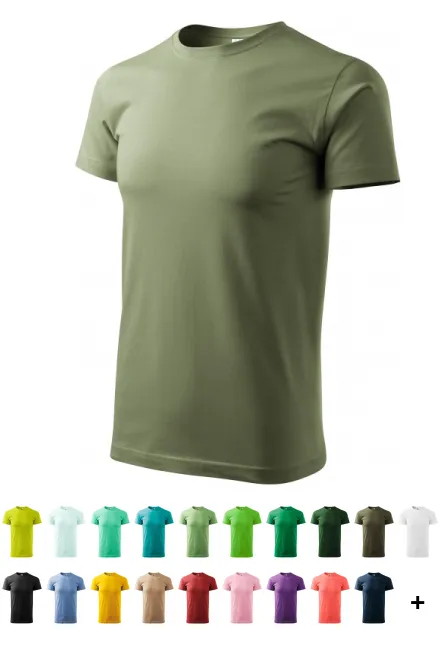 T-shirt simple homme, khaki