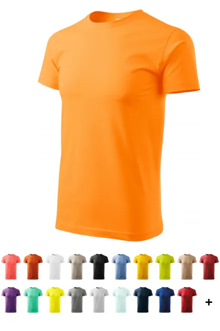 T-shirt simple homme, mandarine