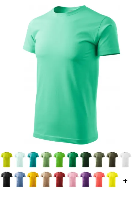 T-shirt simple homme, menthe