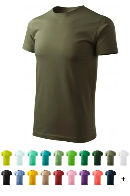 T-shirt simple homme, military