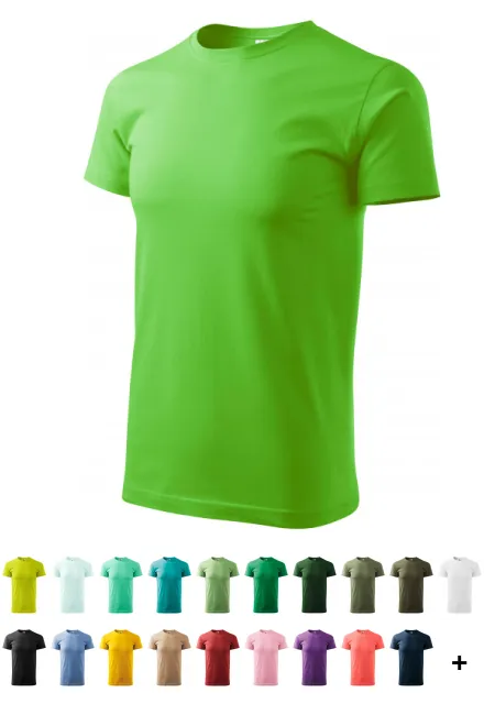 T-shirt simple homme, Pomme verte
